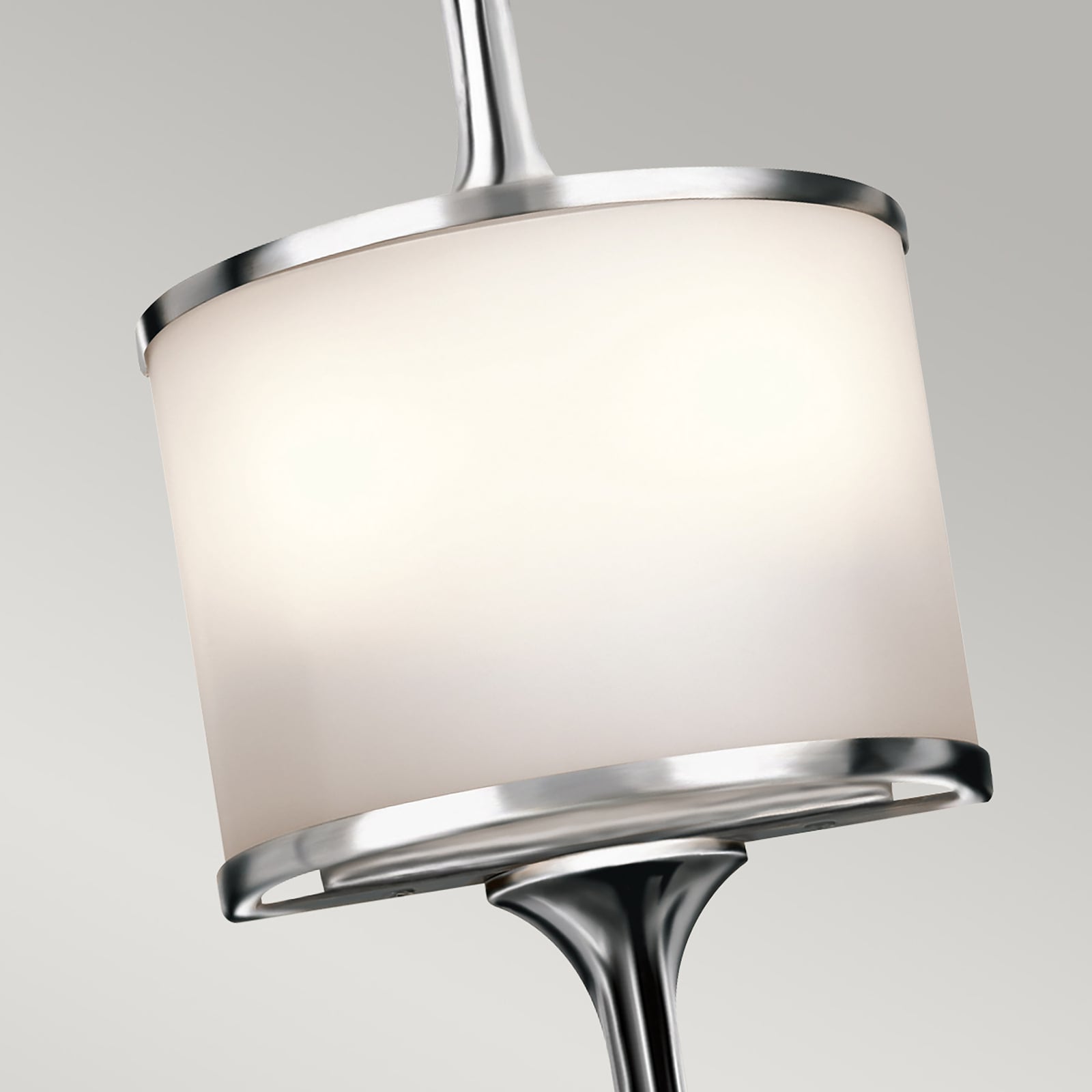 LED vegglampe Mona krom polert glass bakside