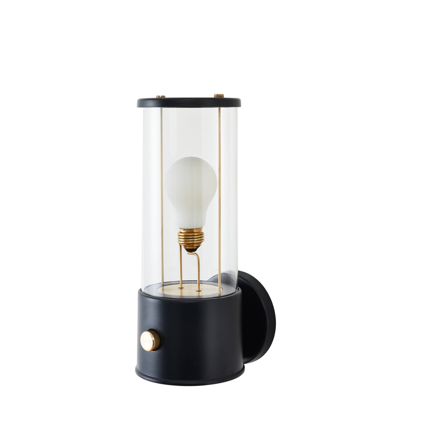 LED vegglampe Muse portable dimbar svart IP44 E27 Tala montert i uteområde