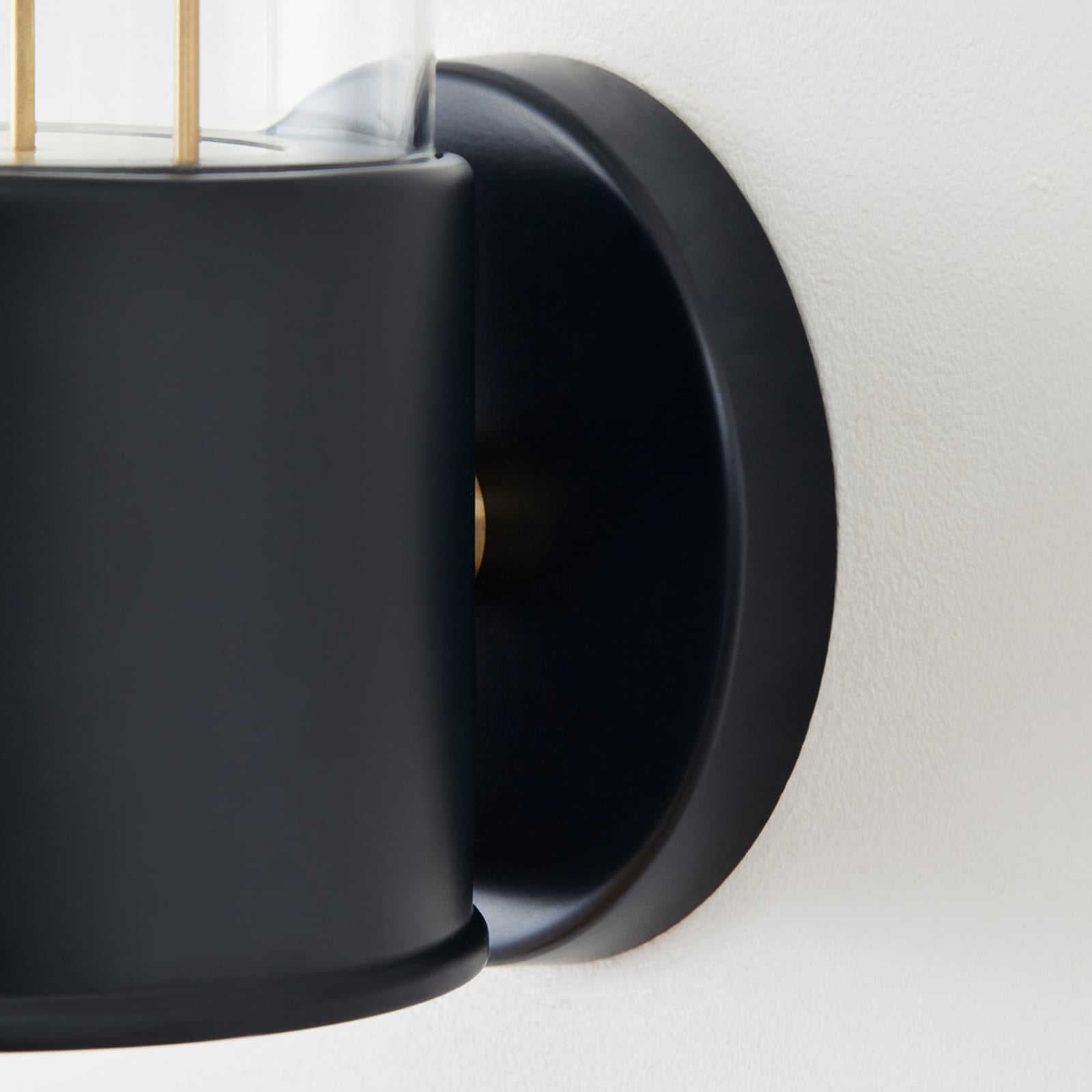 LED vegglampe Muse portable dimbar svart IP44 E27 Tala dimmer bryter
