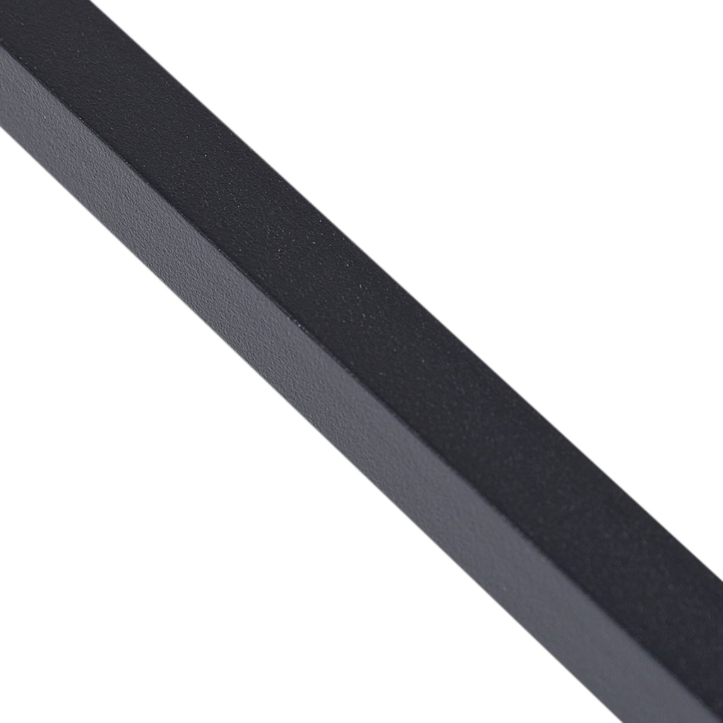 LED vegglampe Natsumi svart aluminium 90 cm sideprofil