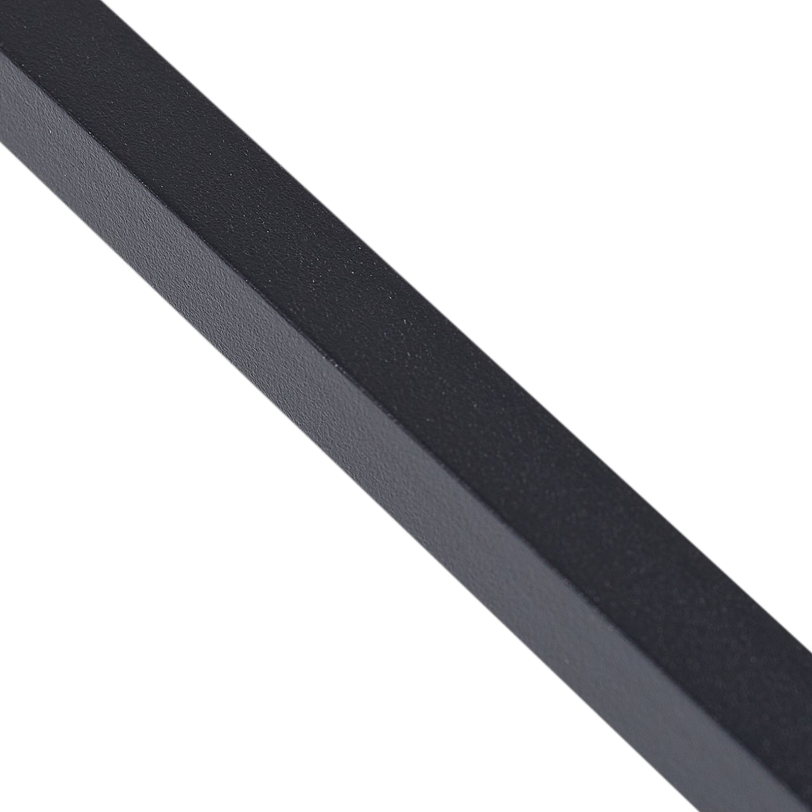 LED vegglampe Natsumi svart aluminium 90 cm sideprofil