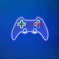 LED vegglampe Neon Gamer kontroller USB 60x40 cm - JUST LIGHT forfra
