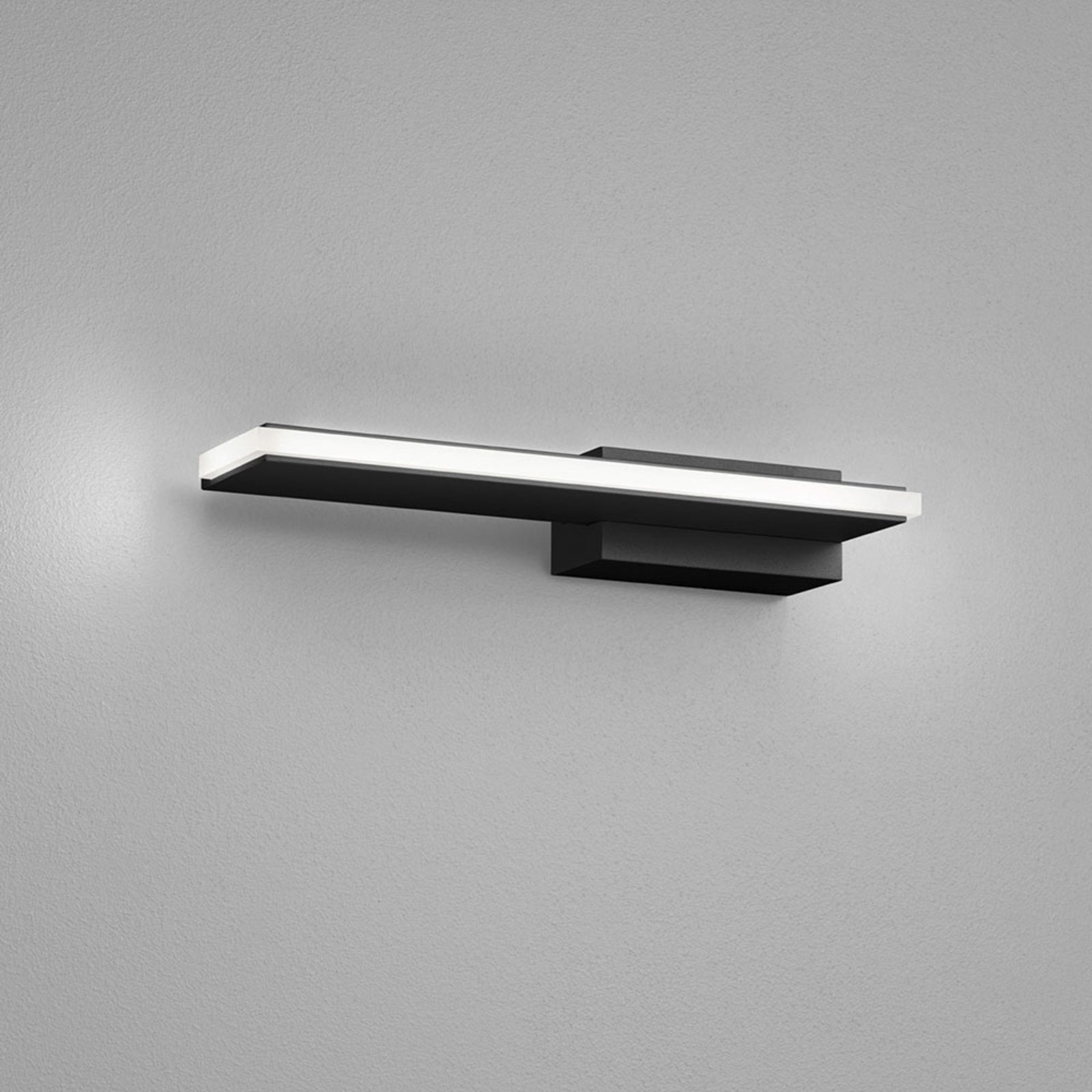 Detalj av LED vegglampe Nex svart matt