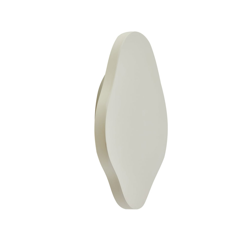 LED vegglampe Nielson gips beige dimbar 30 cm montert i rom