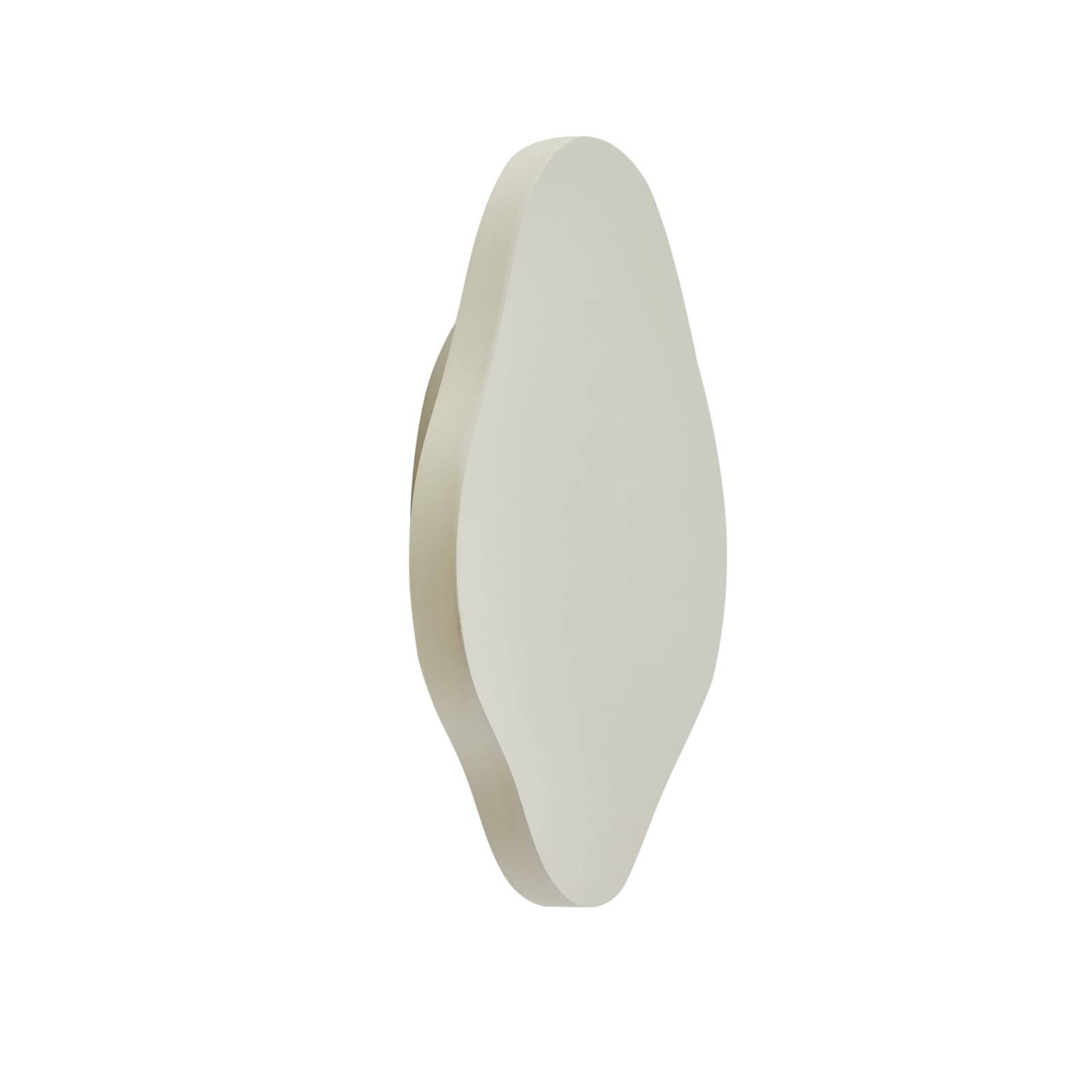 LED vegglampe Nielson gips beige dimbar 30 cm montert i rom