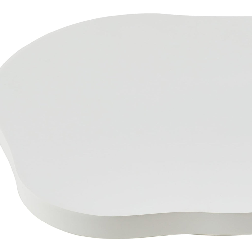 LED vegglampe Nielson hvit gips dimbar 30x30 cm side