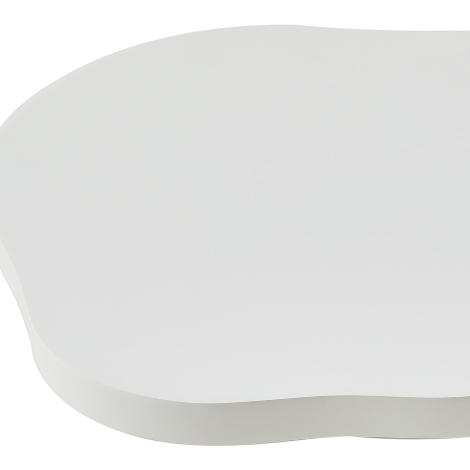 LED vegglampe Nielson hvit gips dimbar 30x30 cm side