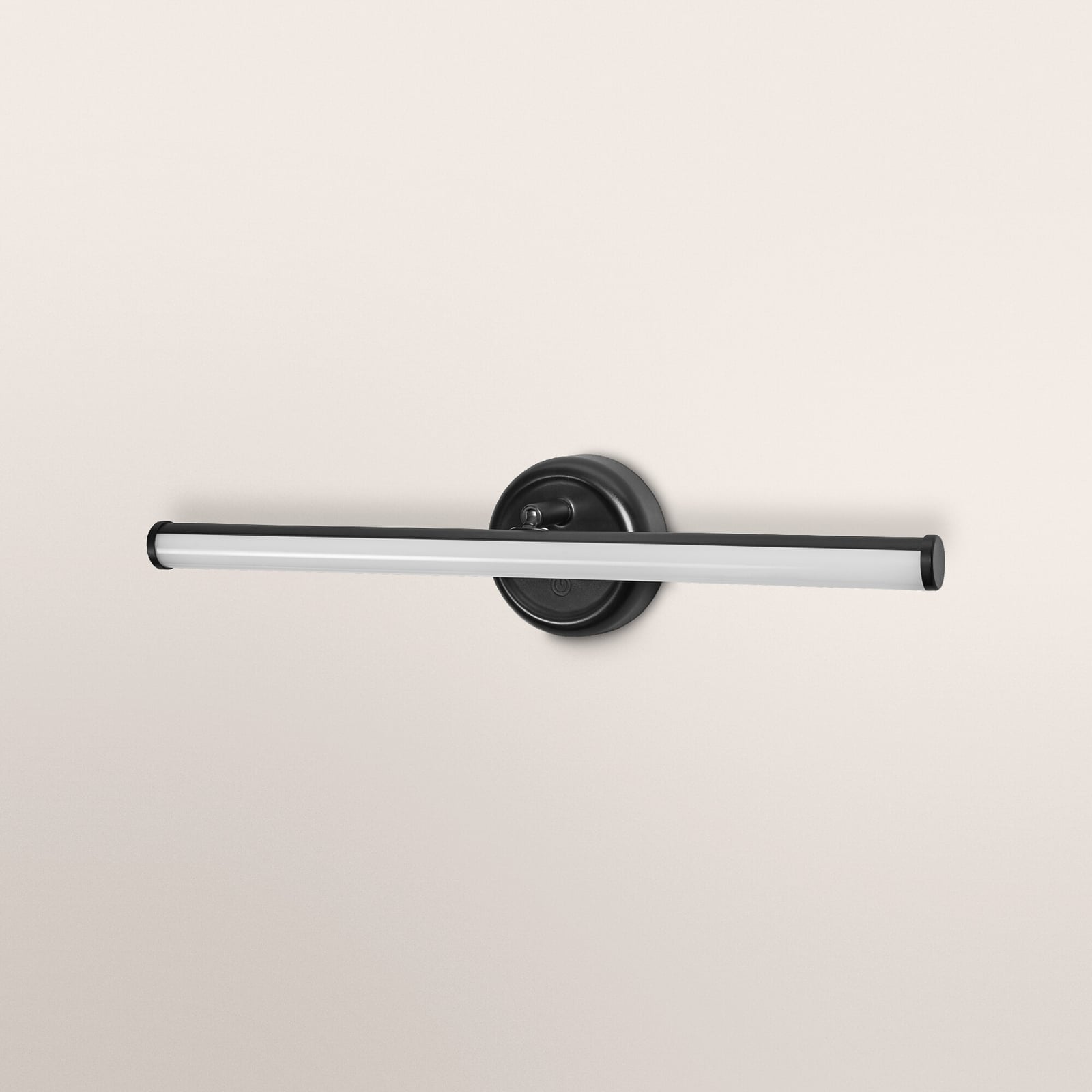 LED vegglampe NIGHTLUX STICK oppladbar svart dimbar USB-ladekabel