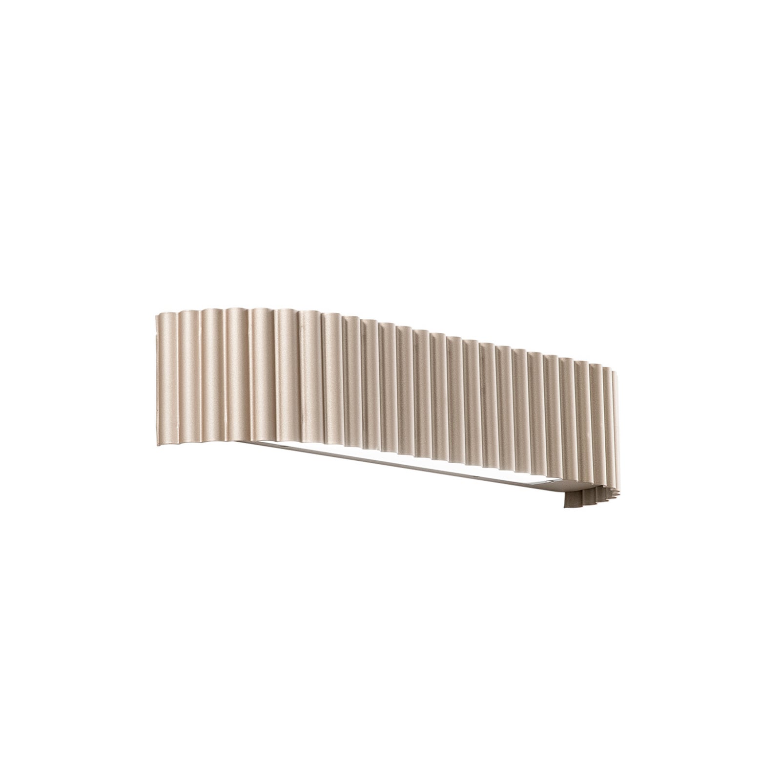 LED vegglampe Niike gullfarget metall 40 cm CCT bakside