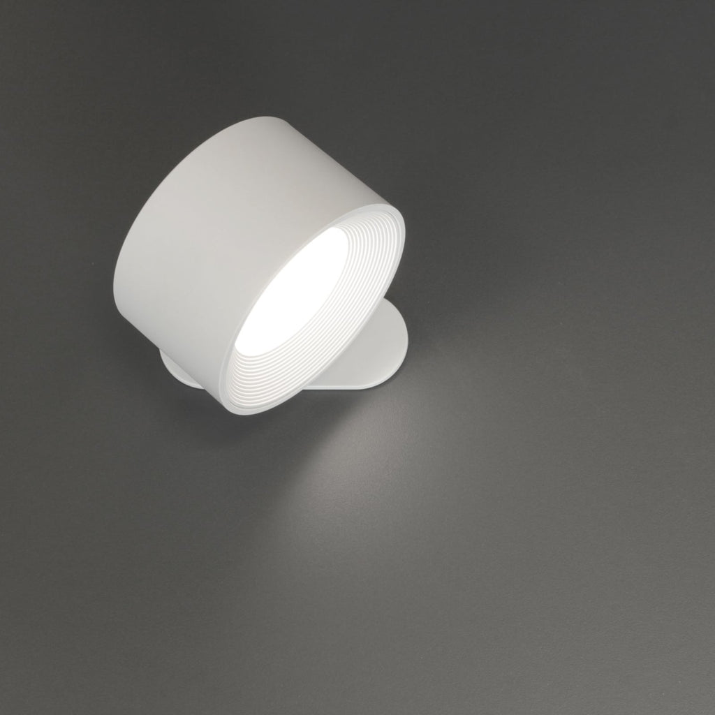 LED vegglampe oppladbar CCT dimbar med magnet hvit - FH Lighting bakside
