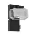 LED vegglampe Orbis Flame glass svart IP44 LEDVANCE forfra
