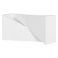 LED vegglampe Orbis Wall Cross plast hvit 30x15 cm 23W forfra