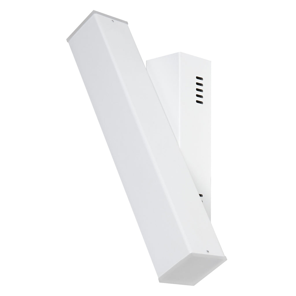 LED vegglampe Orbis Wall Cross svingbar hvit WiFi 12W forfra