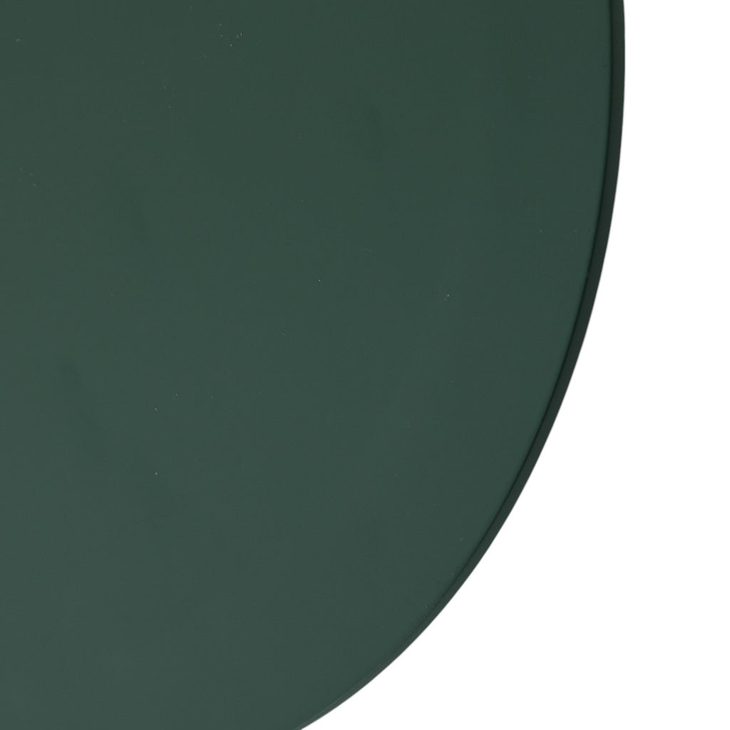 LED vegglampe Orios Plus grønn stål sideprofil