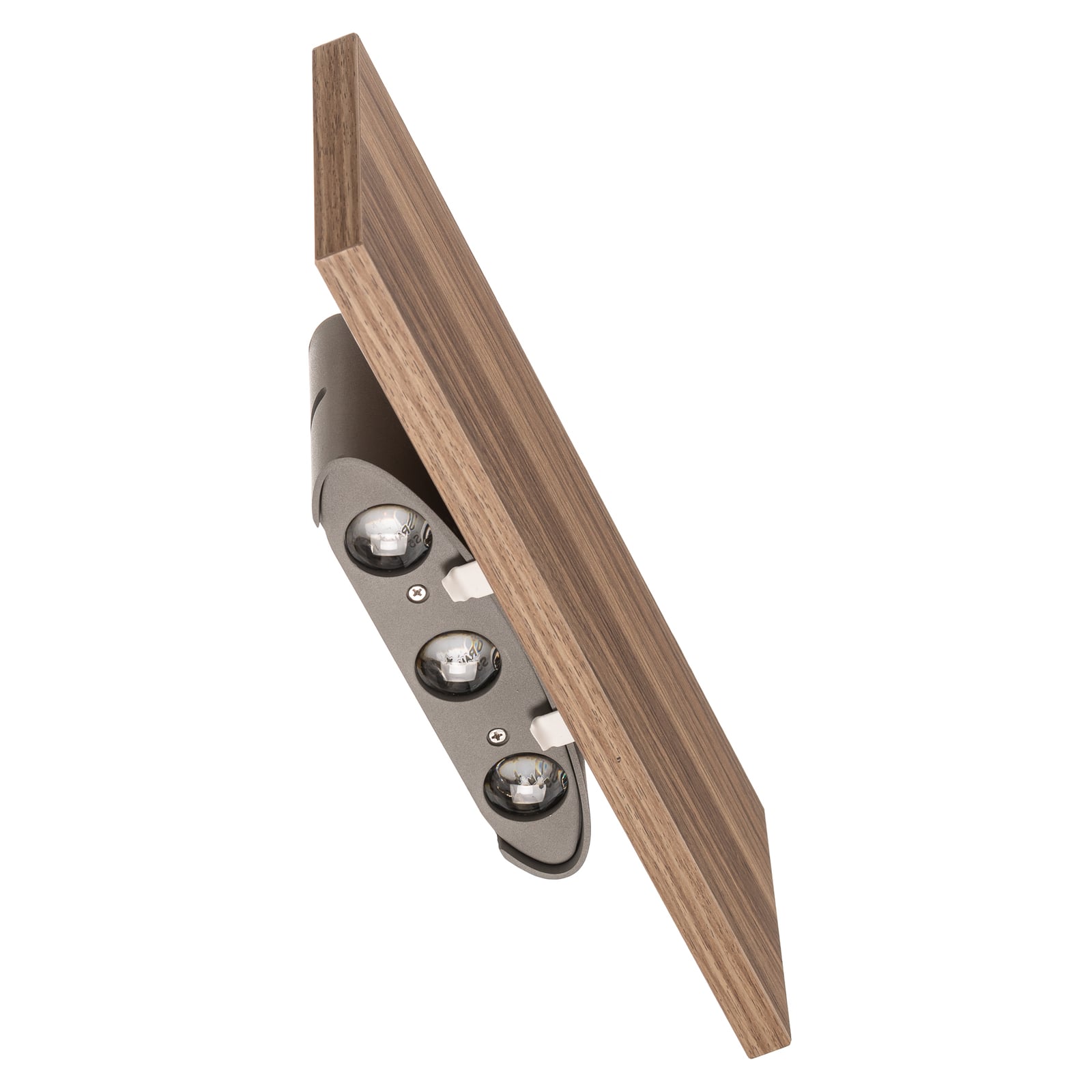 Montert LED vegglampe Palma tredekor 32 cm opp/ned i stue
