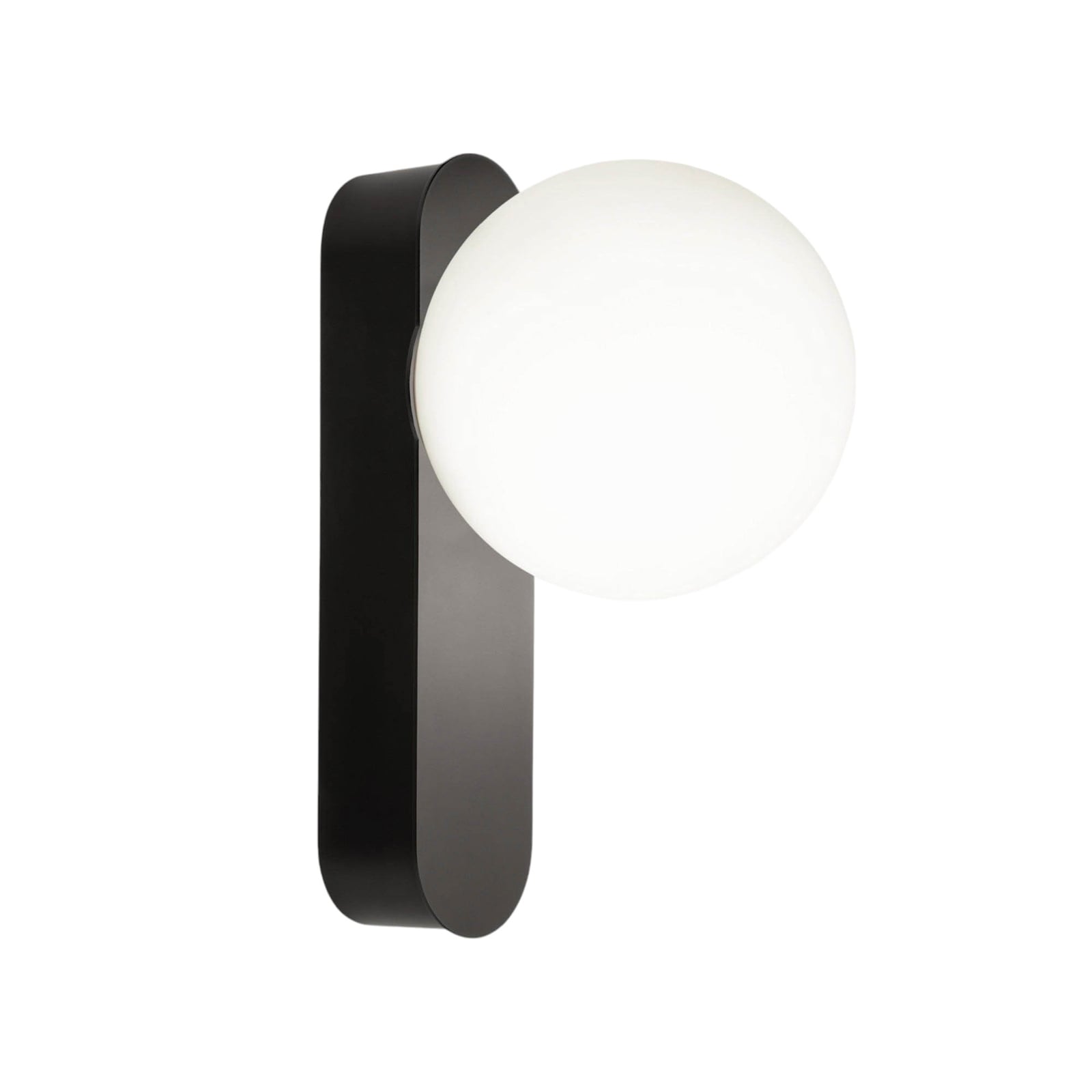 Montert LED vegglampe Perlina svart dimbar DALI CCT IP44