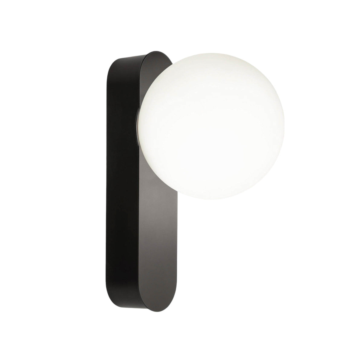 Montert LED vegglampe Perlina svart dimbar DALI CCT IP44