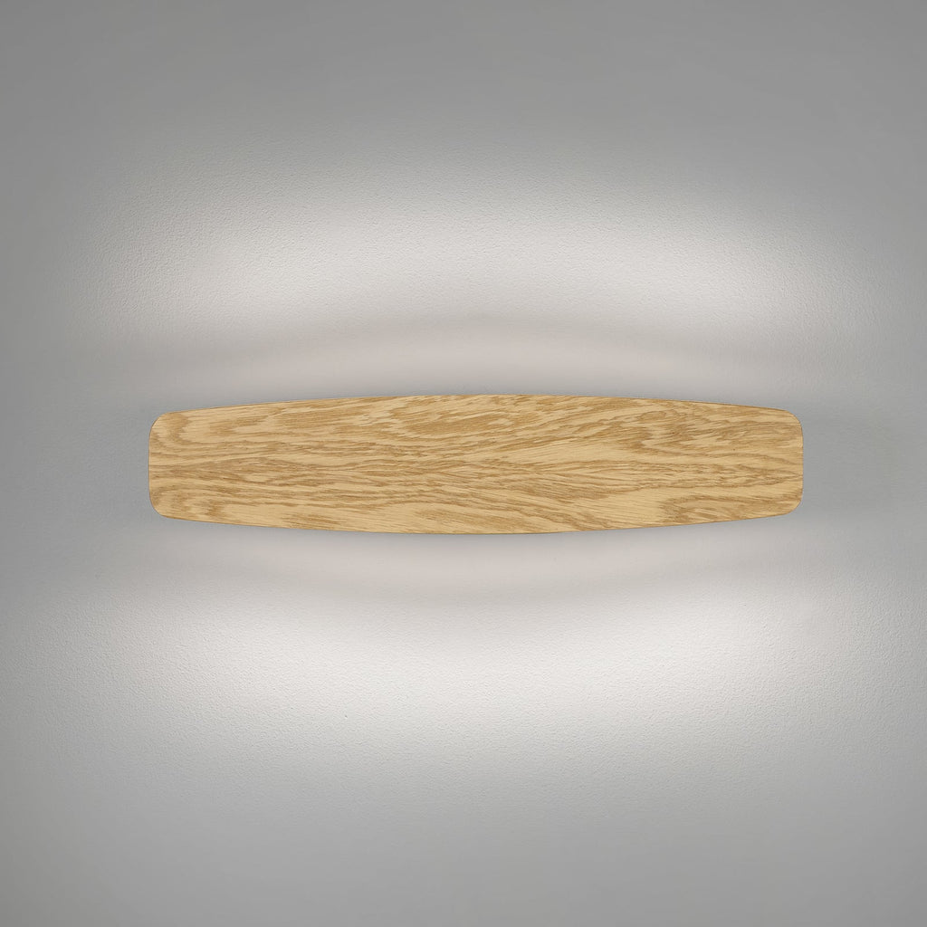 LED vegglampe Persida eik dimbar 48 cm forfra
