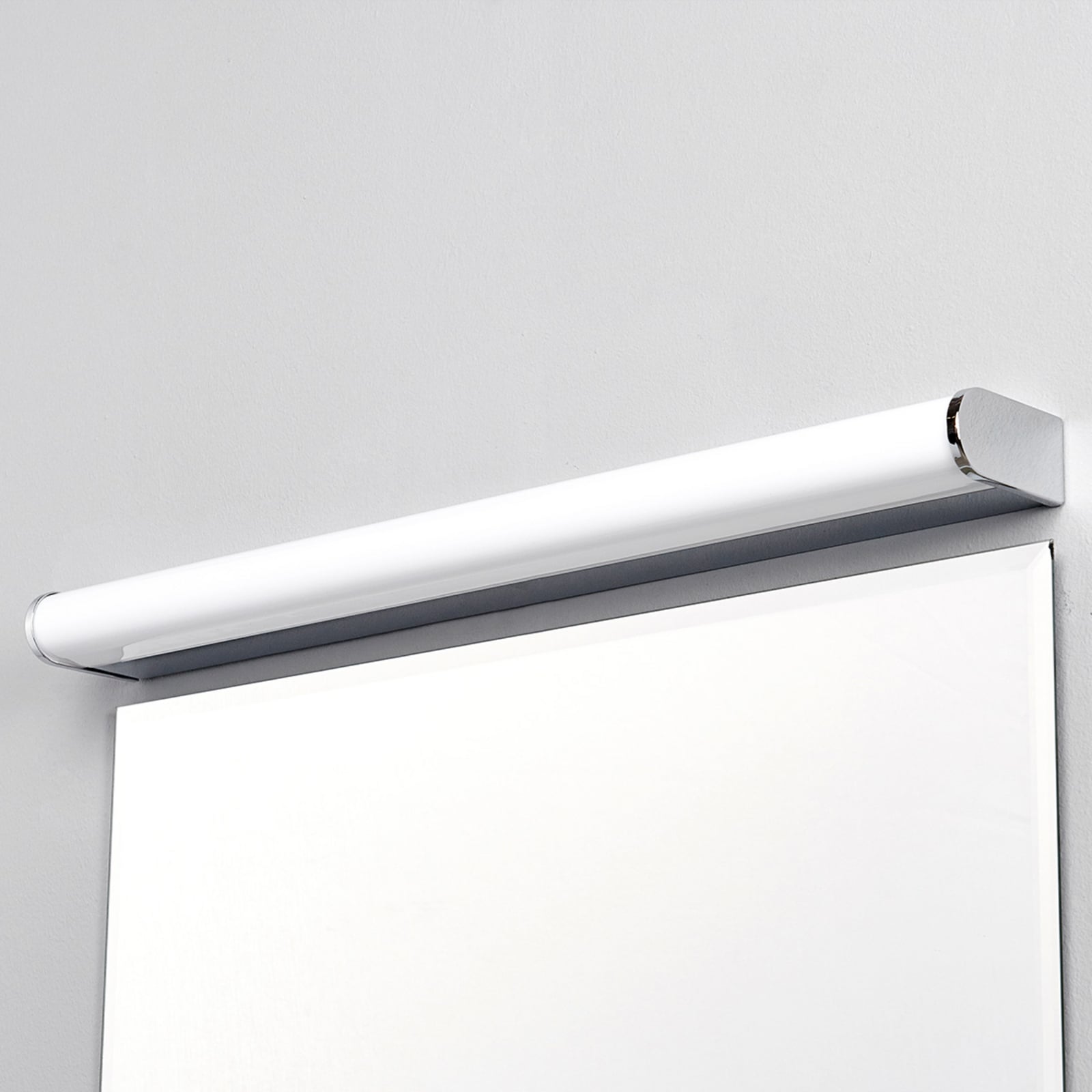 LED vegglampe Philippa krom akryl 58 cm IP44 bakside