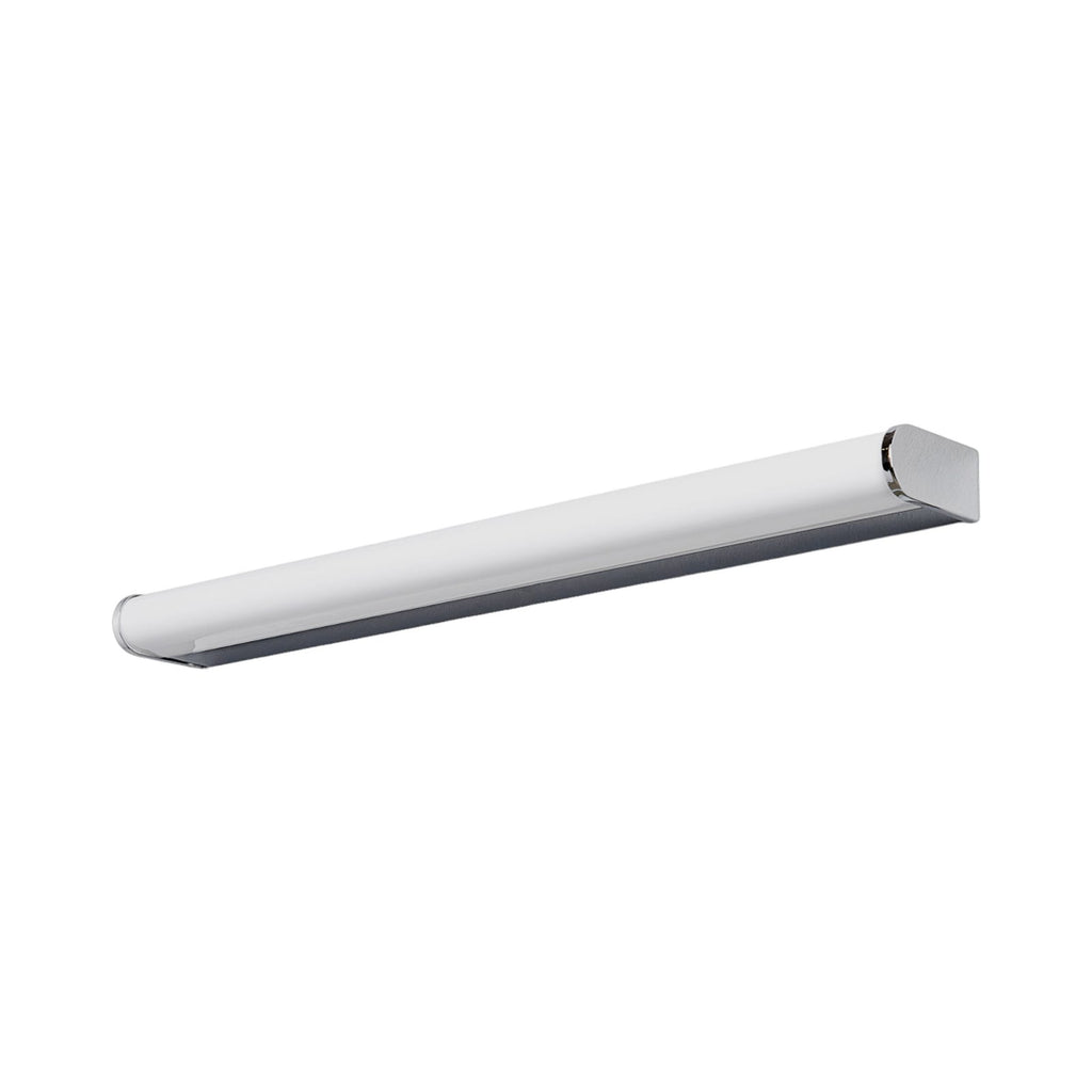Detalj av LED vegglampe Philippa krom akryl 58 cm IP44