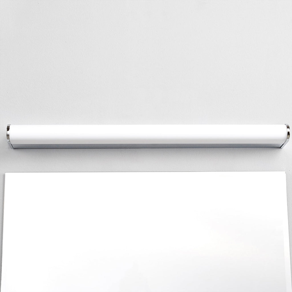 Nærbilde av LED vegglampe Philippa krom akryl 58 cm IP44