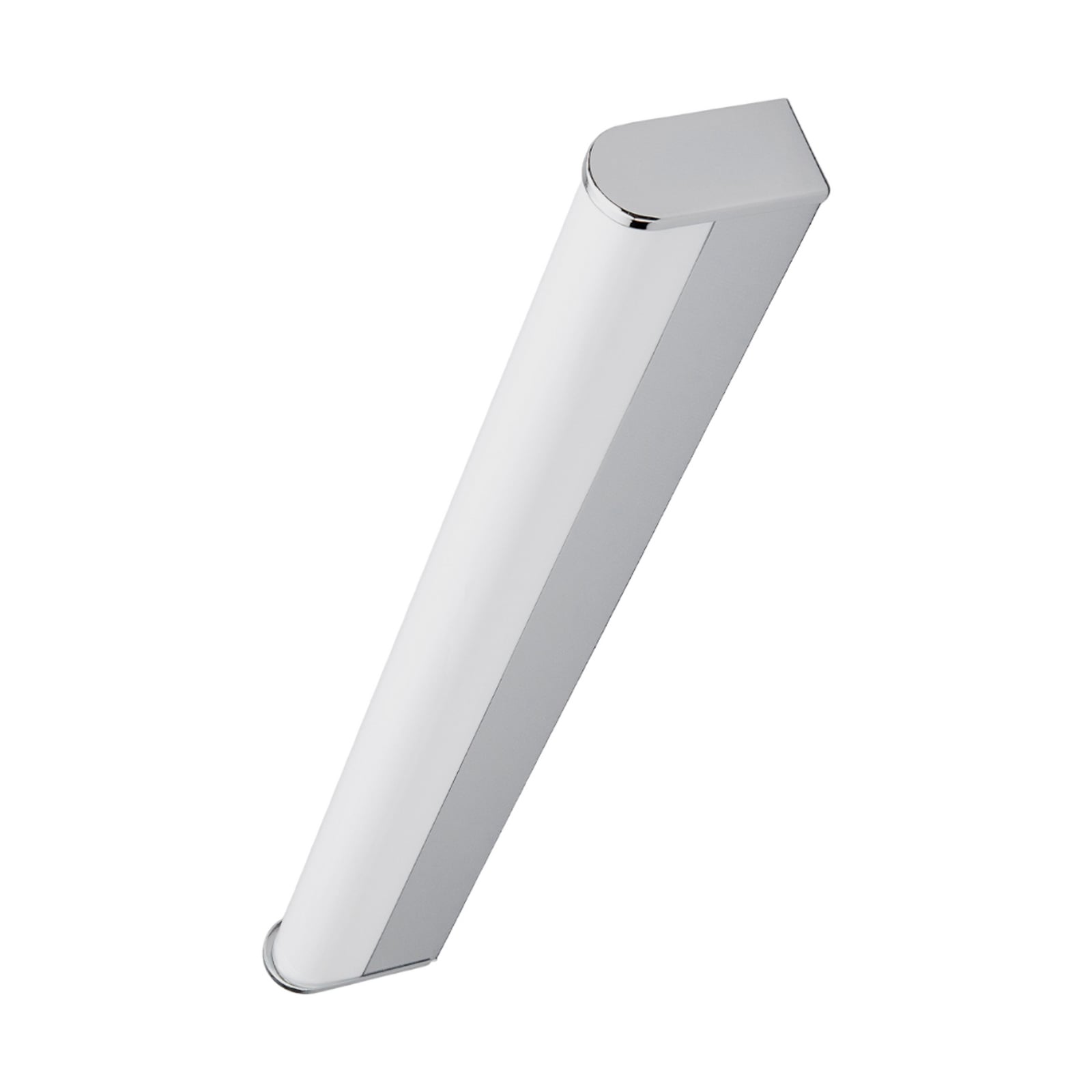 LED vegglampe Philippa krom akryl 58 cm IP44 sideprofil