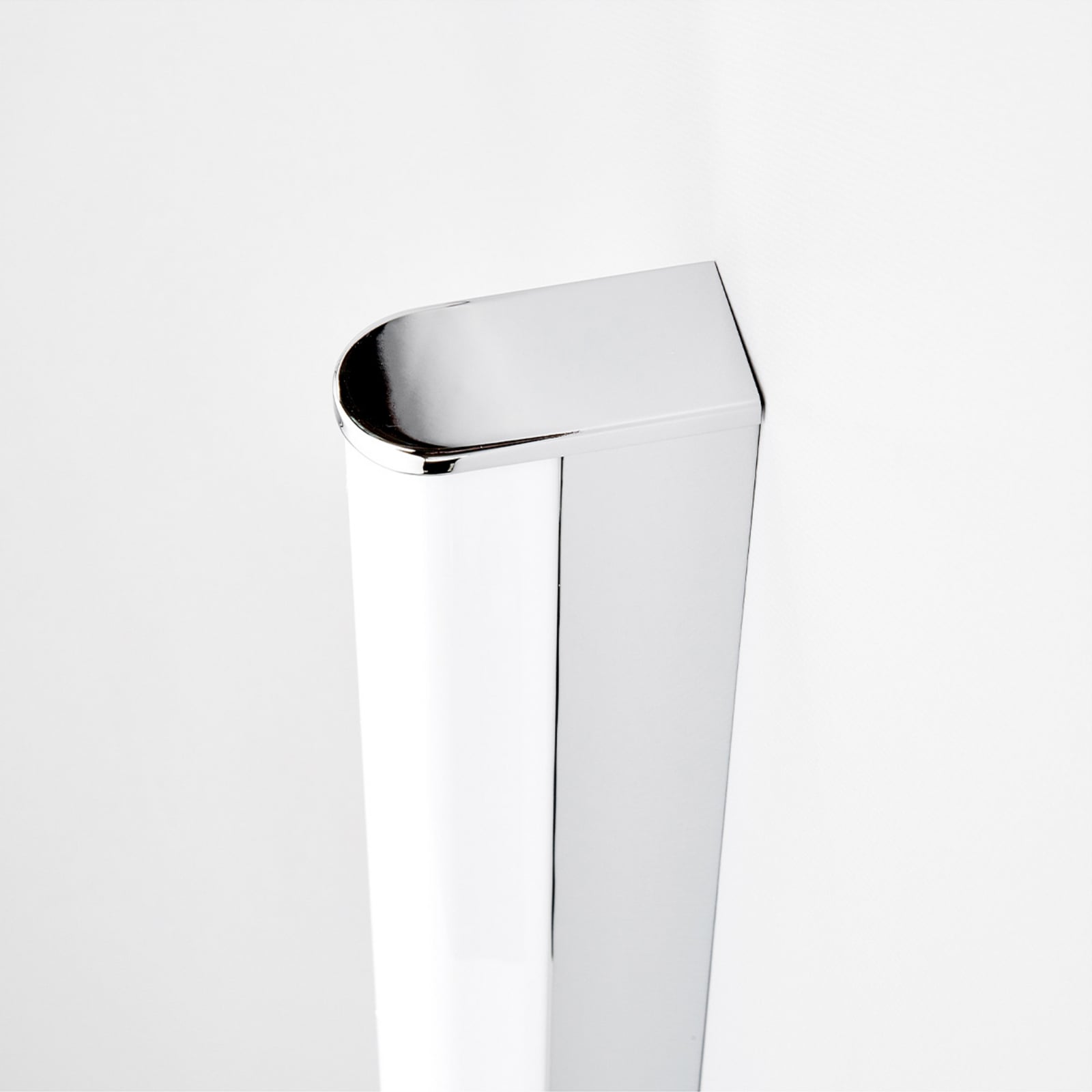 Lysdetalj fra LED vegglampe Philippa krom akryl 58 cm IP44