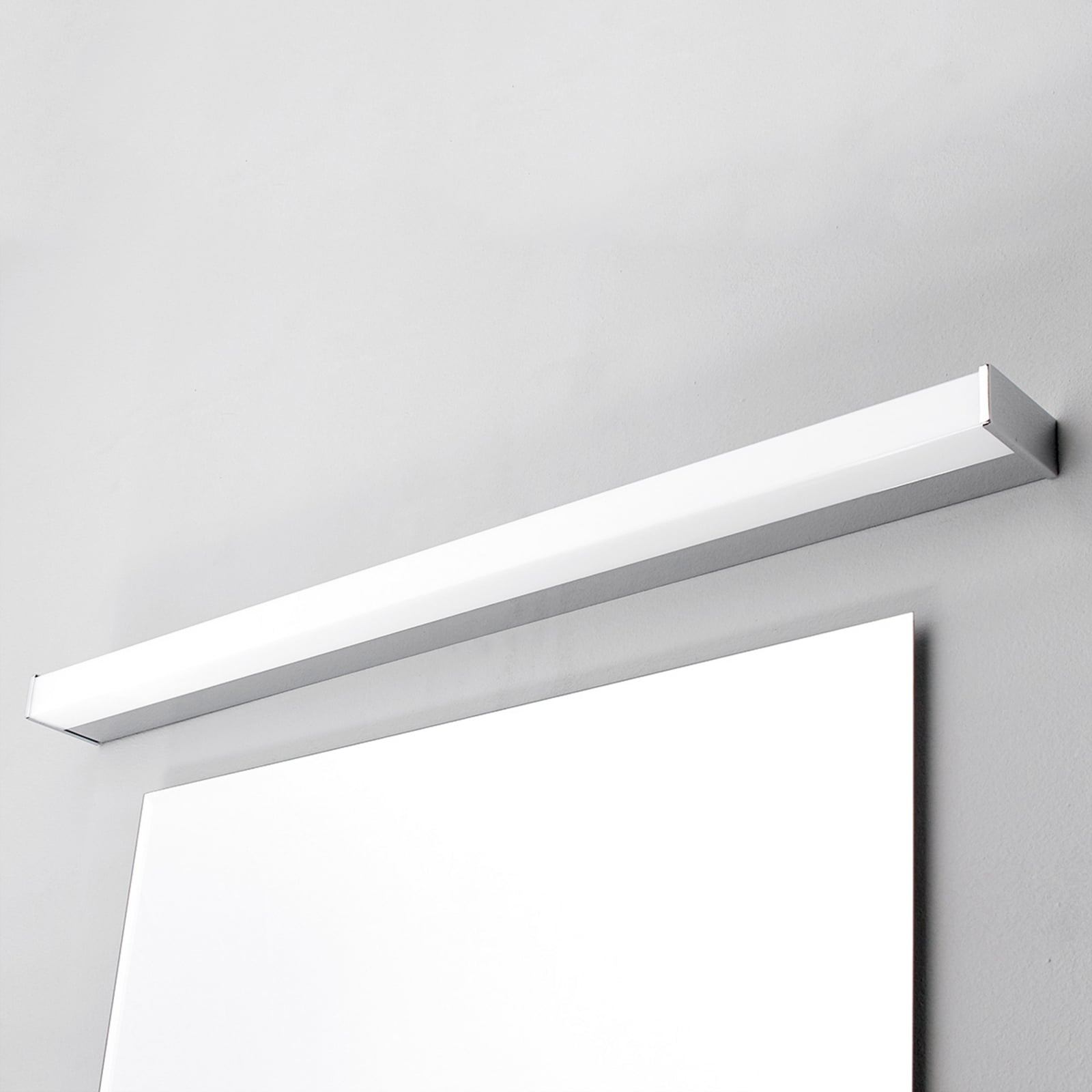 LED vegglampe Philippa krom akryl 89 cm bakside