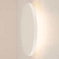 LED vegglampe Plastra rund gips Ø26 cm 7,4W varmhvit forfra