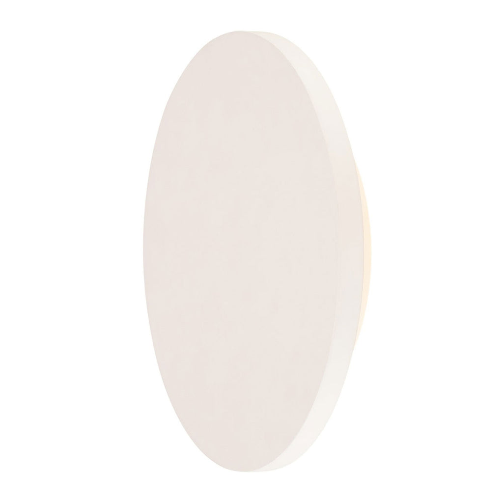 LED vegglampe Plastra rund gips Ø26 cm 7,4W varmhvit detalj