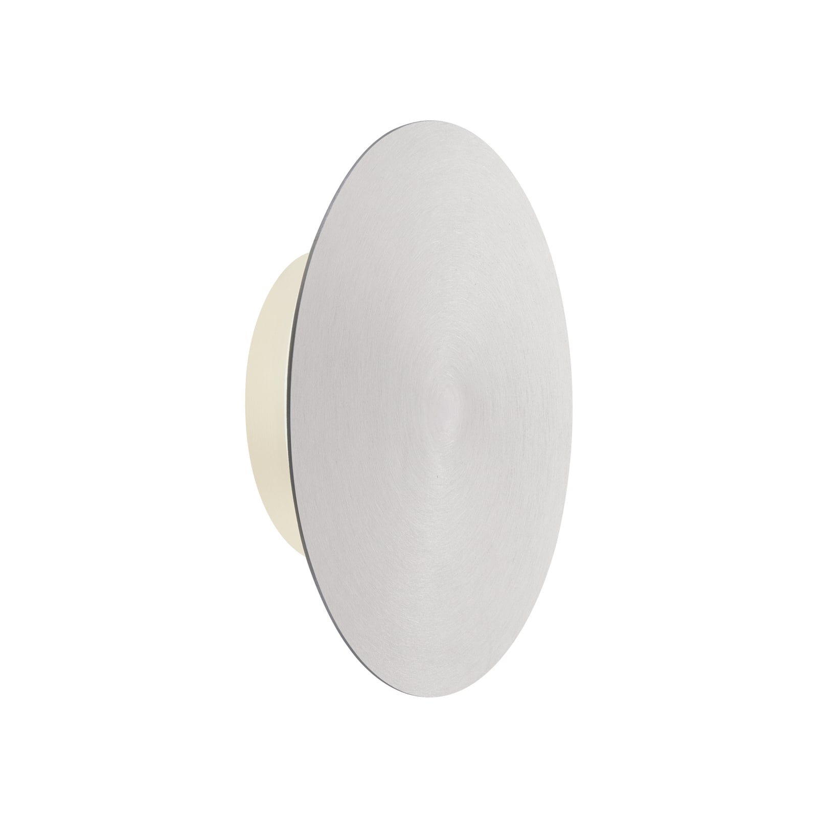 LED vegglampe Puntua oppladbar dimbar Ø18 cm aluminium forfra