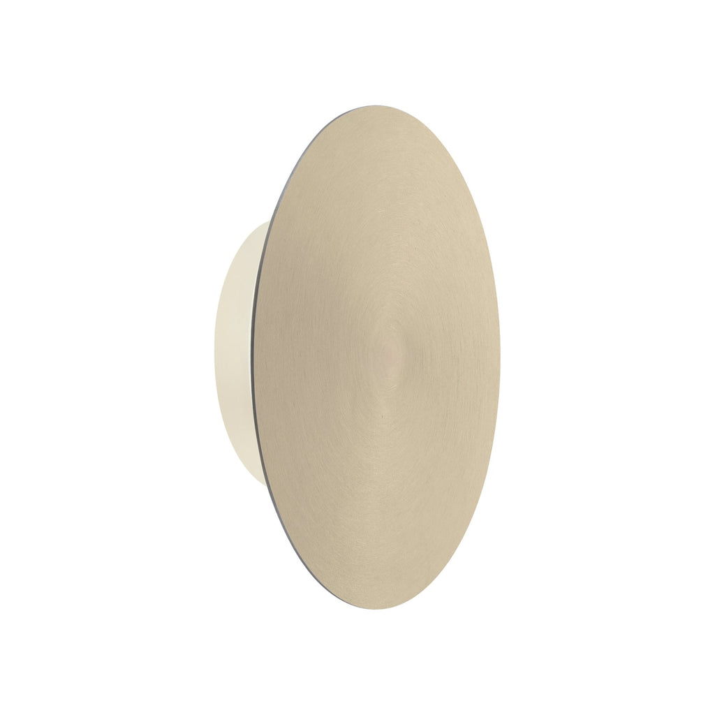 LED vegglampe Puntua oppladbar dimbar messing matt forfra