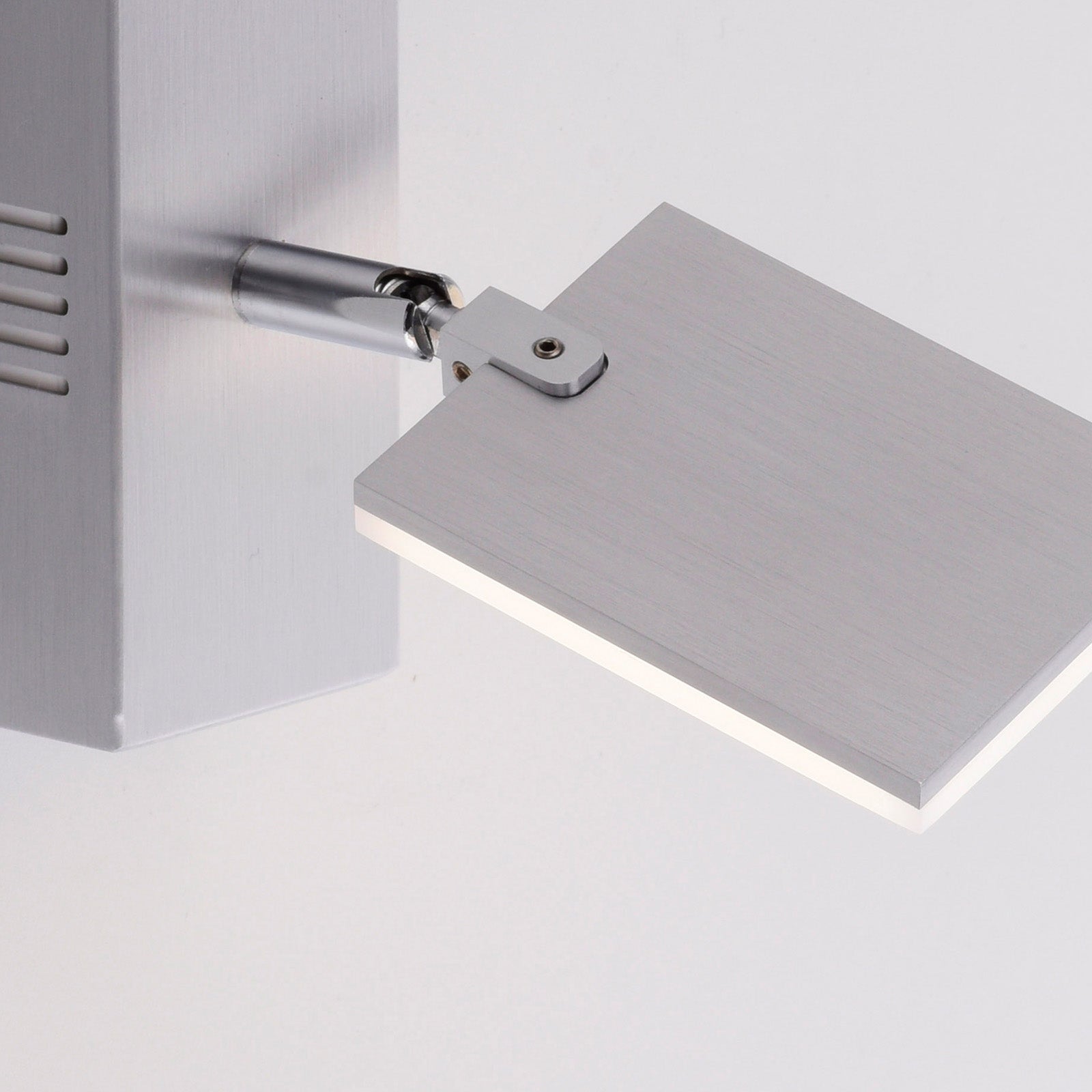LED vegglampe PURE Mira dimbar CCT fjernkontroll med satinert akryl