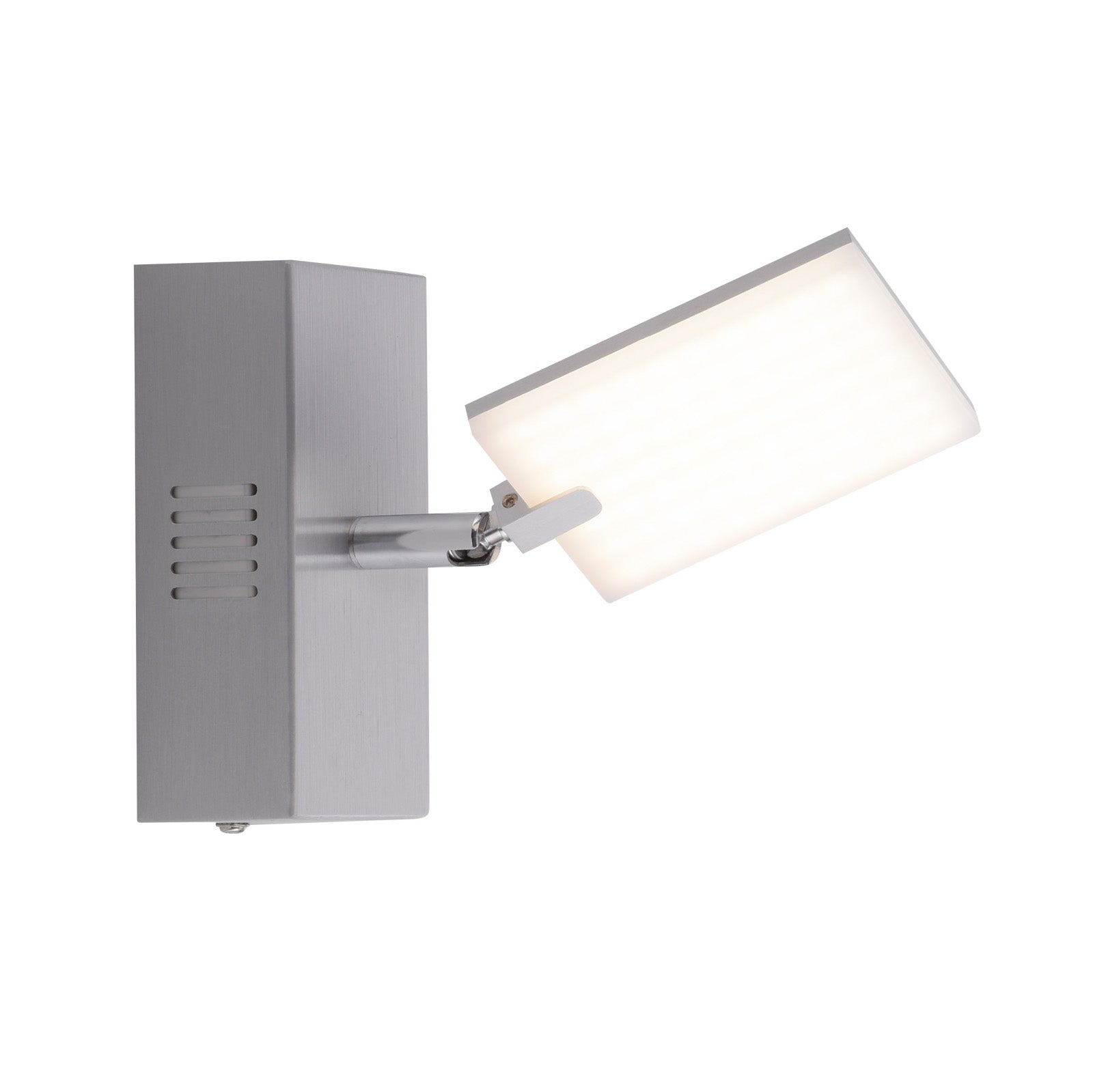 LED vegglampe PURE Mira dimbar CCT fjernkontroll montert på vegg
