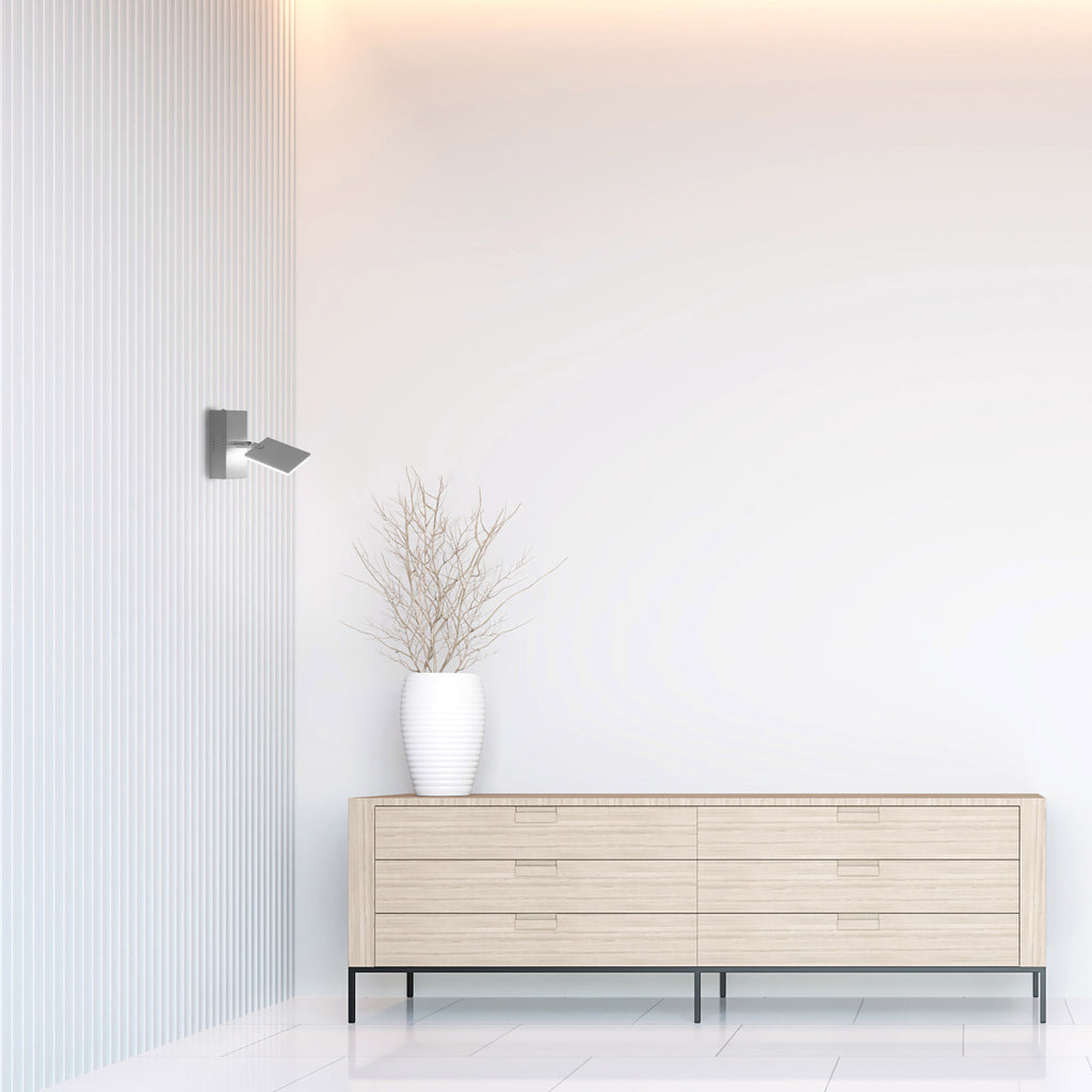 LED vegglampe PURE Mira dimbar CCT fjernkontroll roterbar arm