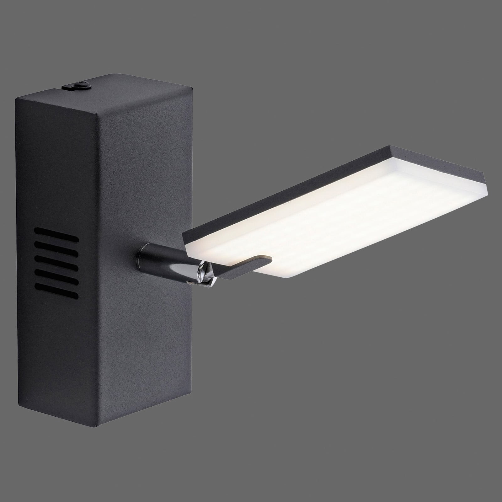LED vegglampe PURE Mira dimbar CCT fjernkontroll svart - PURE