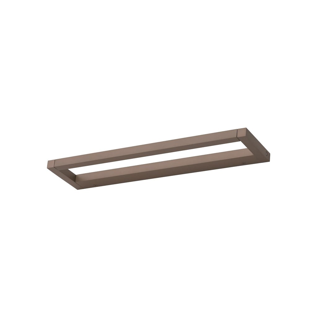 LED vegglampe Puro aluminium bronse 50 cm dimbar berøringsdimmer detalj av berøringsdimmer