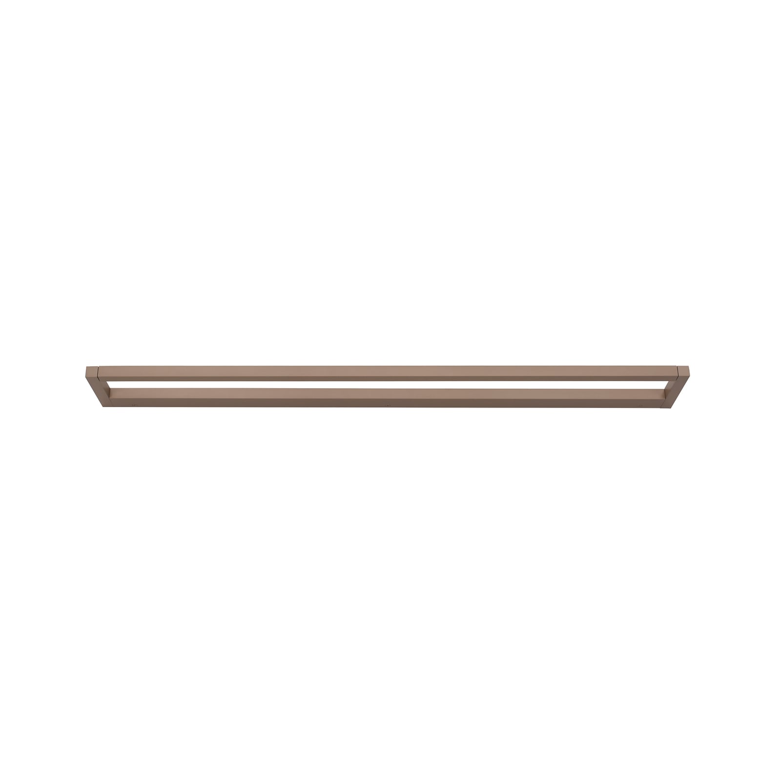LED vegglampe Puro dimbar aluminium bronse montert