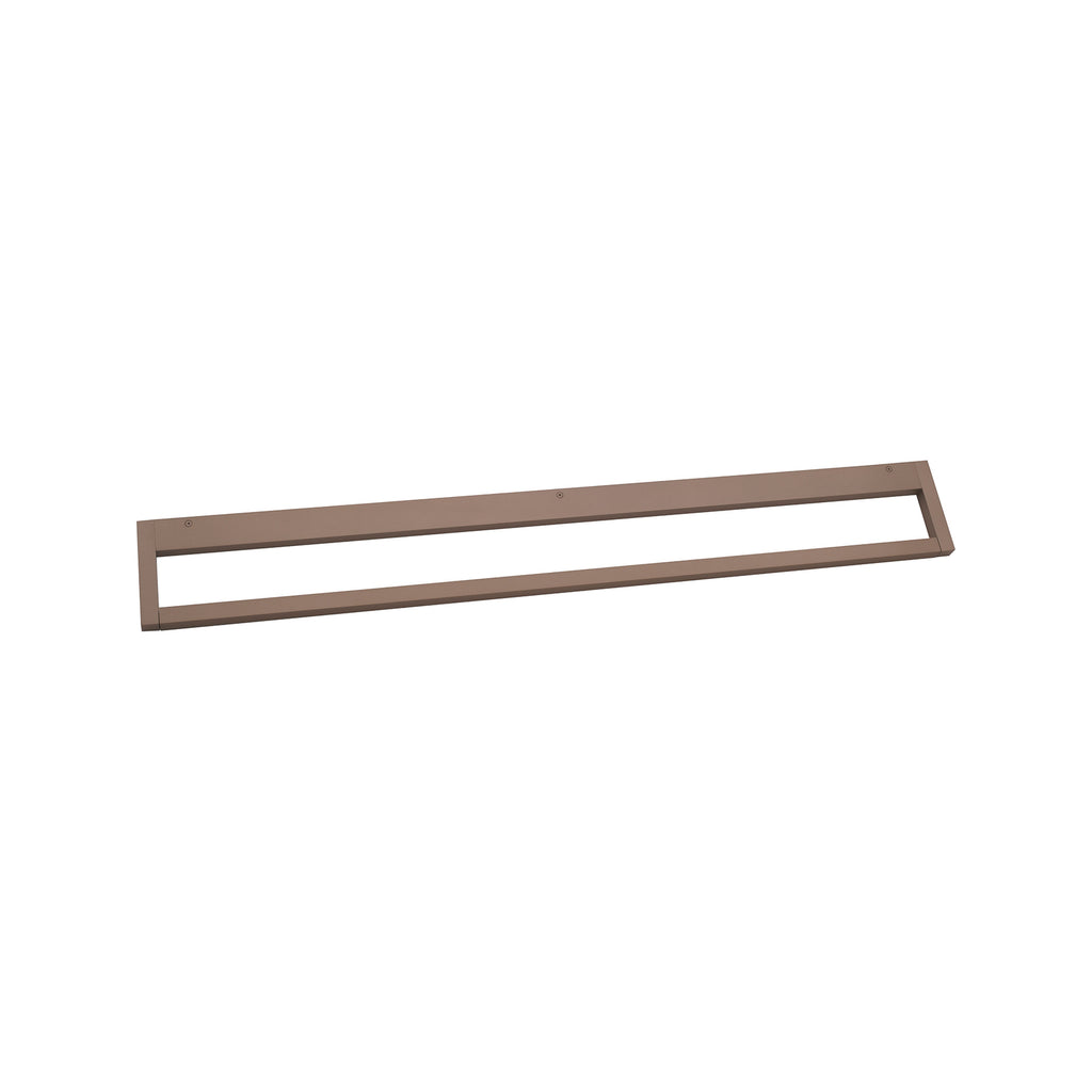 LED vegglampe Puro dimbar aluminium bronse nærbilde