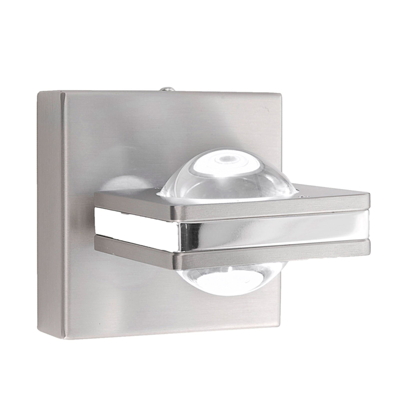 LED vegglampe Q-FISHEYE RGB ZigBee krom bakside og feste