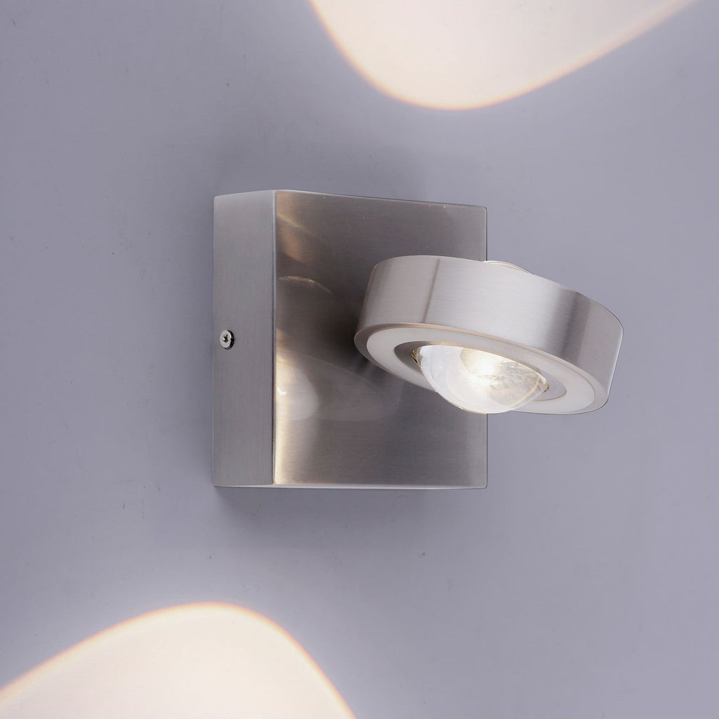 LED vegglampe Q-MIA dimbar RGB ZigBee glass forfra