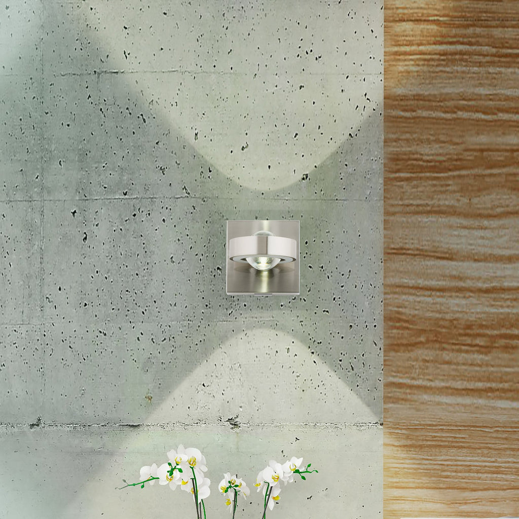 LED vegglampe Q-MIA dimbar RGB ZigBee glass bakside