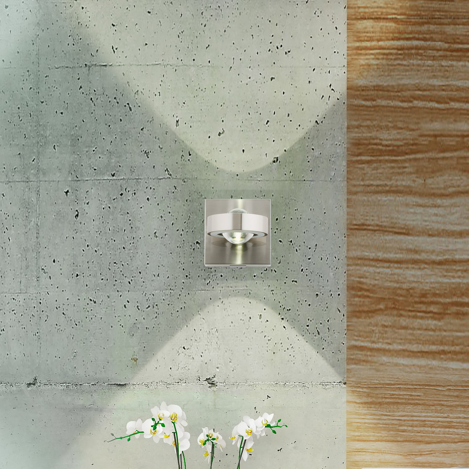 LED vegglampe Q-MIA dimbar RGB ZigBee glass bakside