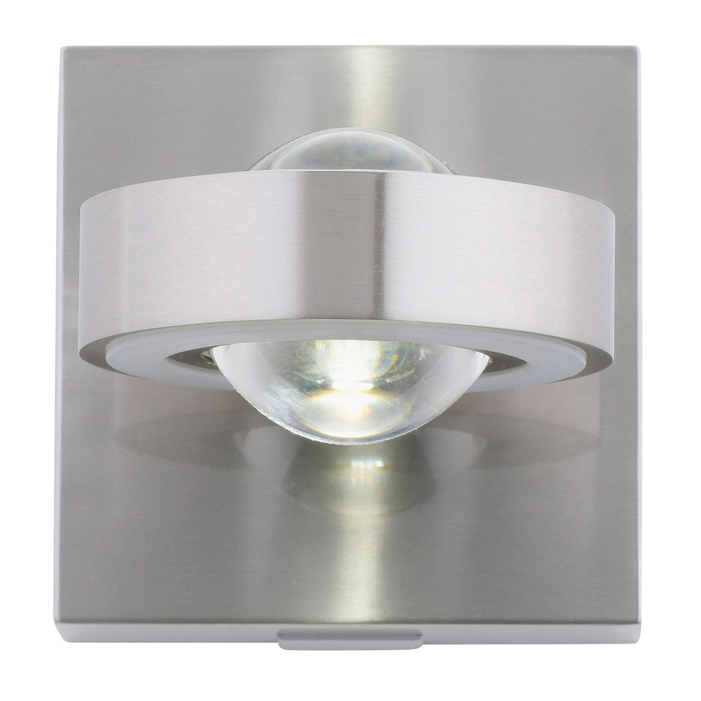 LED vegglampe Q-MIA dimbar RGB ZigBee glass montert i stue