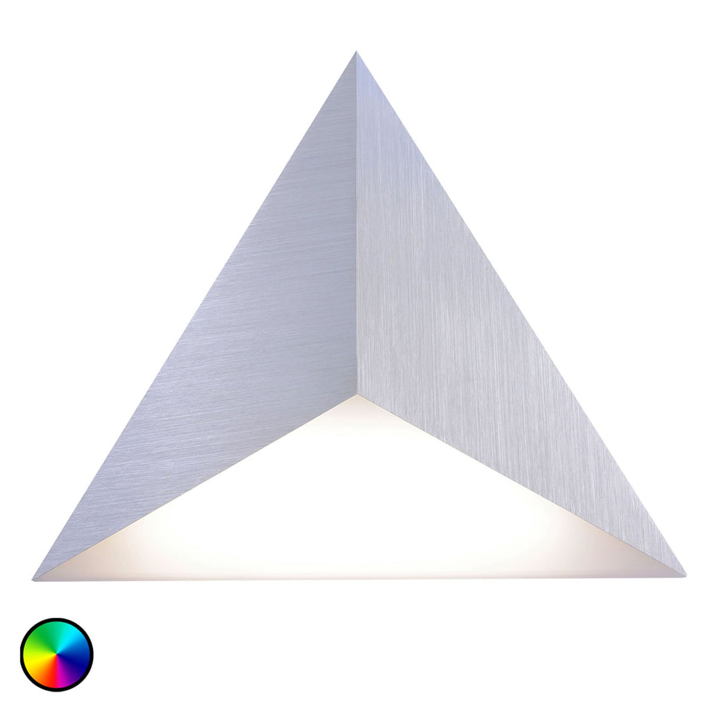 Detalj av LED vegglampe Q-Tetra dimbar RGB CCT Zigbee