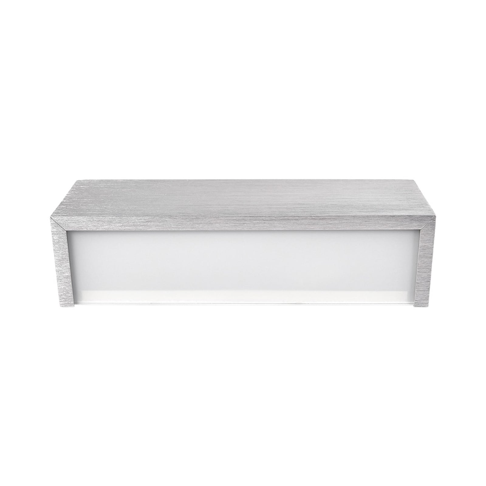 LED vegglampe Ranik aluminium 25 cm varmhvit lysdetalj