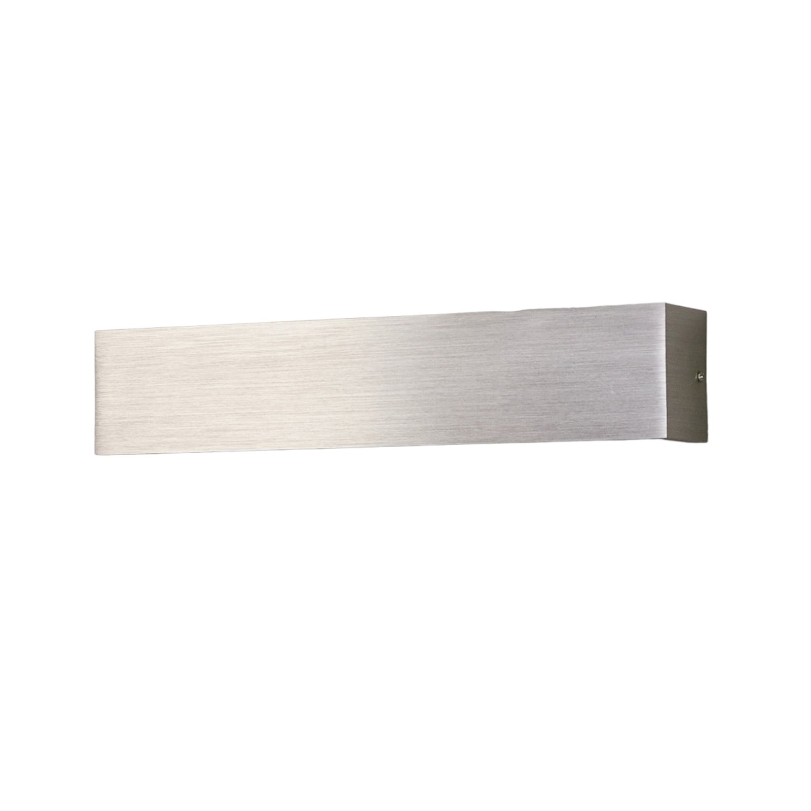 LED vegglampe Ranik børstet aluminium 40 cm detalj av overflate
