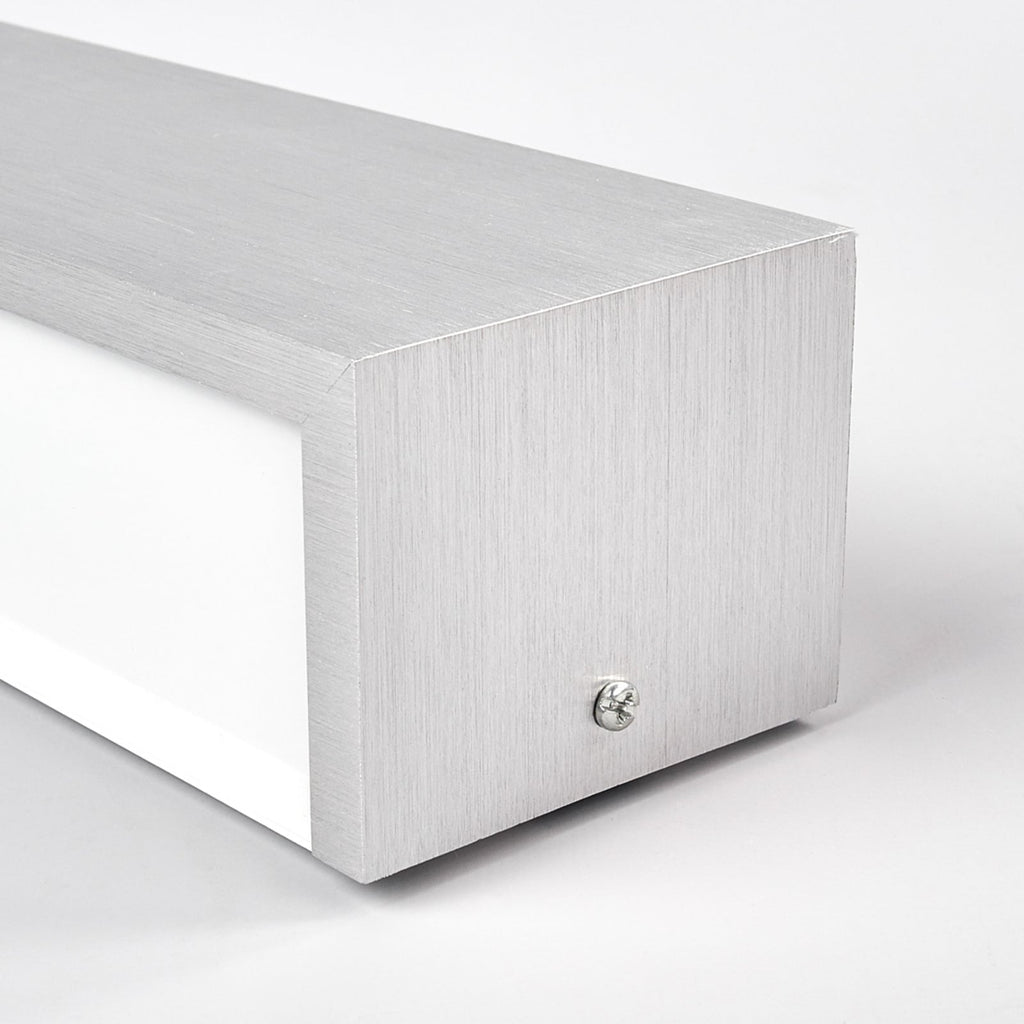 LED vegglampe Ranik børstet aluminium 40 cm sideprofil
