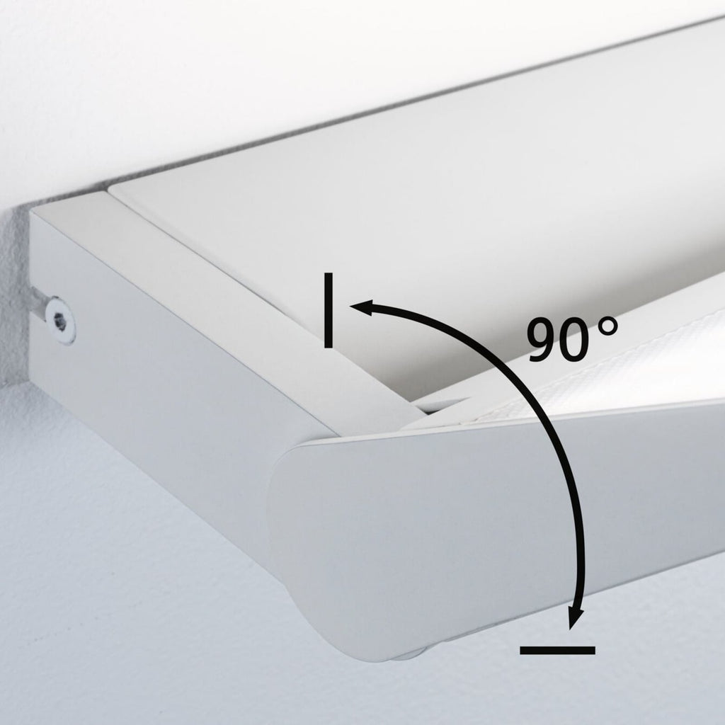 LED vegglampe Ranva aluminium CCT Zigbee 55 cm hvit detalj
