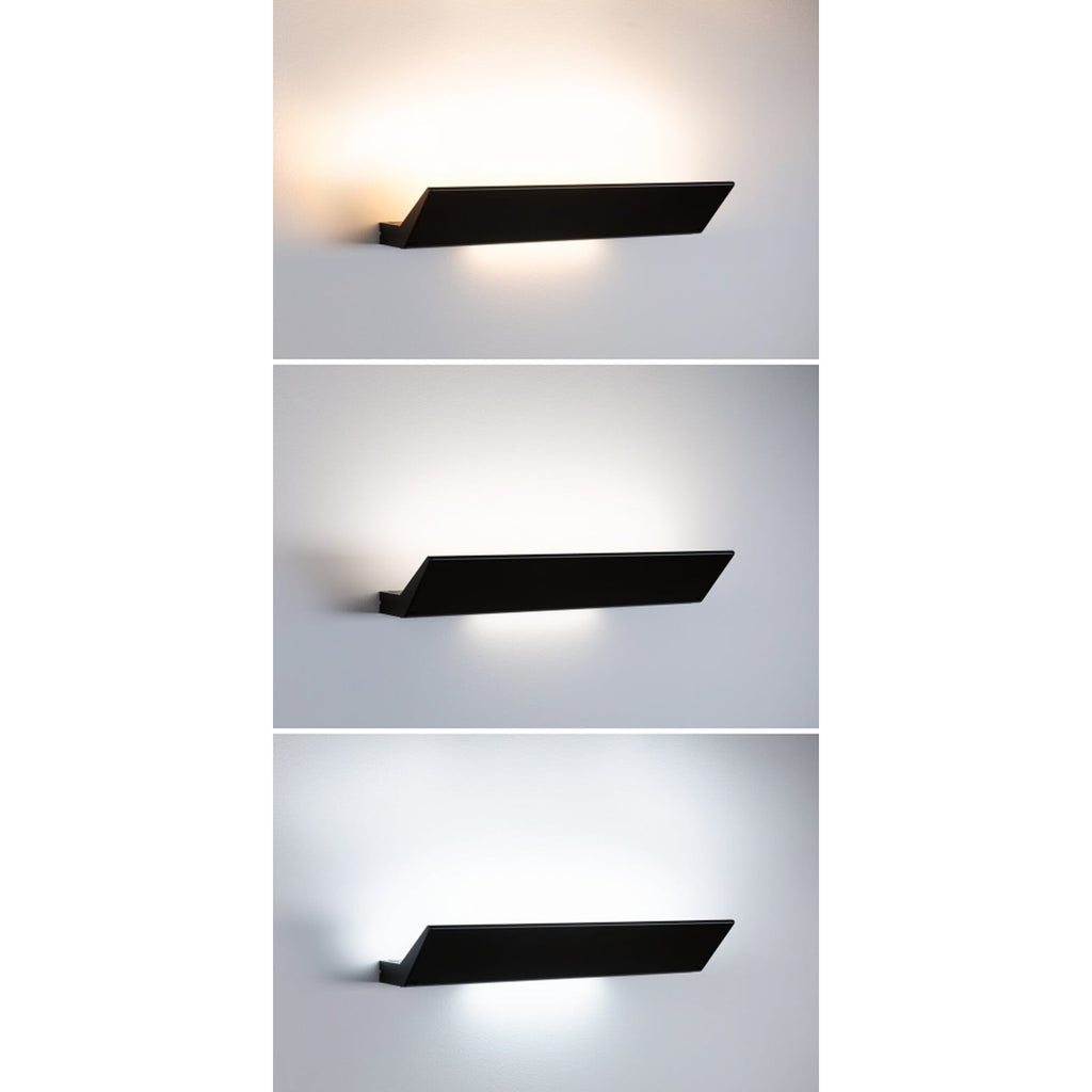 LED vegglampe Ranva dimbar ZigBee CCT aluminium svart appstyring